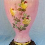 American Gone With The Wind Parlour Oil Lamp c1895 - Image 2