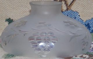 5 1/2" Cut Glass Shade with Berry pattern