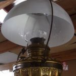 Miller Empress No. 3 Brass Hanging Oil Lamp SOLD