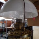 Miller Empress No. 3 Brass Hanging Oil Lamp SOLD - Image 2