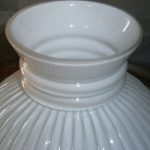 Student Ribbed Opal Glass Shade 4" fit - Image 2