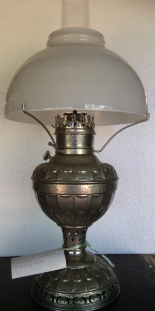 Miller The Empress No.2 Nickel a Rare Miller and Co oil lamp c1895