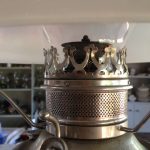 Miller The Empress No.2 Nickel a Rare Miller and Co oil lamp c1895 - Image 2