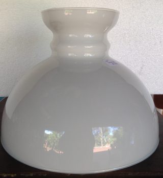 Vianne 9 3/4 inch original opal glass oil lamp shade