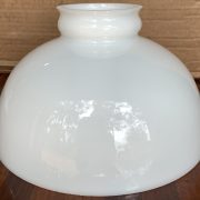 9 3/4" Opal glass shade suitable for Miller or Aladdin Oil Lamp