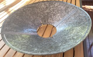 Galvanised shade 20" to fit Mammoth lamps - Image 2