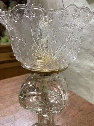 Early American Pressed Glass Lamp c1920-30 - Image 2