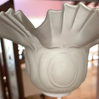 Masons Iron Stone China lamp unusual octagonal shape font - Image 3