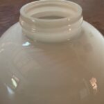 Dome Opal 7" Glass reproduction Shade to fit Miller lamps - Image 2