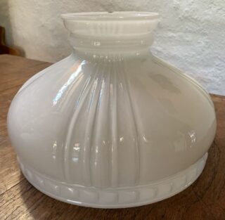 9 7/8" Opal Coleman Glass Shade to fit 10" shade holder