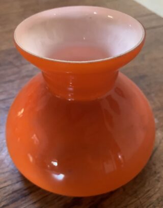 Orange cased 5 1/4" fit cased glass shade