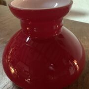 Ruby Red Cased 5 3/4" Glass Shade