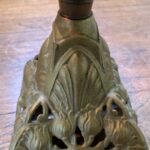Victorian Cranberry Font Oil Lamp, Rd No. 449860 - Image 3