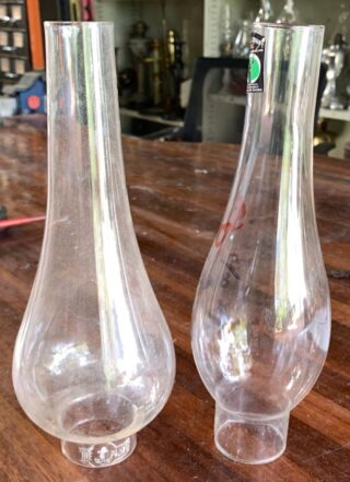 1 5/8" x 8 1/2" Vienna Glass Chimney - Image 2