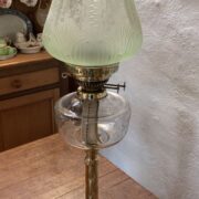Banquet Oil Lamp with Hinks marked base