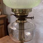 Banquet Oil Lamp with Hinks marked base - Image 2