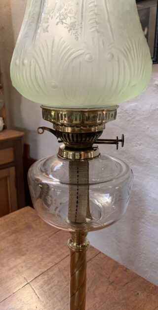Banquet Oil Lamp with Hinks marked base - Image 2