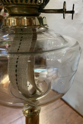 Banquet Oil Lamp with Hinks marked base - Image 3