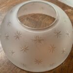 10" frosted glass shade with star motifs - Image 2