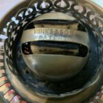 Hinks Art Deco Oil Lamp patented Hinks lever lift burner with Rd 65891 c1887 - Image 6