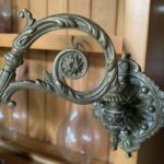 Original Piano/Peg Cranberry oil lamp c1895 - Image 4