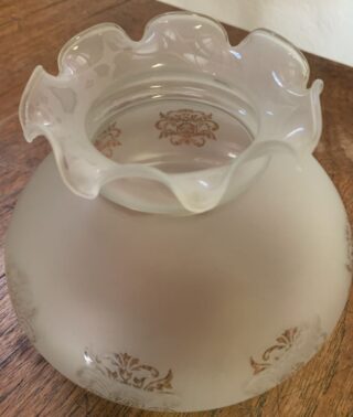 5 3/4" frosted glass shade - Image 3