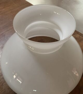 9 1/2" opal glass shade - Image 2