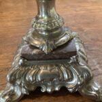 French Oil Lamp cut glass font - Image 6