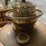 Hinks Centre Draught Banquet Lamp, Hinks lever burner and Fish Eye filler cap ON HOLD - Image 4
