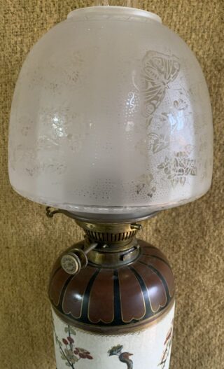 Hinks and Sons Peacock font brass font holder - Image 3