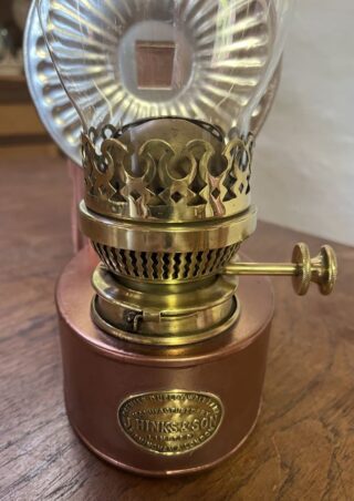 Hinks and sons wall oil lamp No. 1 Hinks triple burner - Image 2