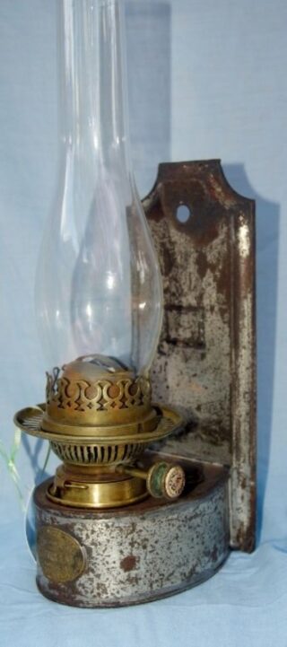 Hinks and Son Duplex Wall Oil Lamp