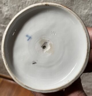 Sitzendorf Gnome Oil Lamp - Image 3