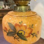 Unusual Beehive shape English lamp hand painted End of Day font - Image 3
