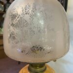 Unusual Beehive shape English lamp hand painted End of Day font - Image 6