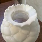 Pink British table oil lamp - Image 6