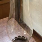 Crown glass English slip burner depression oil lamp - Image 4