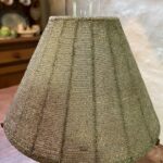 Greek Key bead shade oil lamp - Image 3