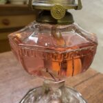 Greek Key repaired Depression oil lamp - Image 2