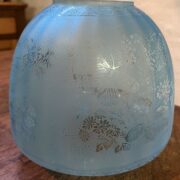 4" Blue Beehive Glass Shade