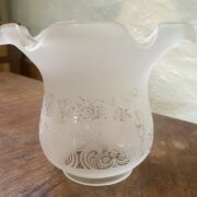 4" Tulip Etched glass shade