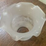 4" Tulip Etched glass shade - Image 4