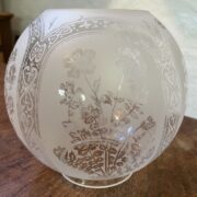 4" Etched Ball Glass Shade