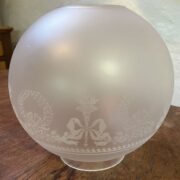 4" Etched Frosted Ball Glass Shade