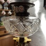 Brass oil lamp 'Silber Light Co London burner' - Image 2