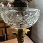 Brass oil lamp 'Silber Light Co London burner' - Image 3