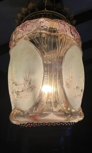 Victorian Hanging Hall Lamp