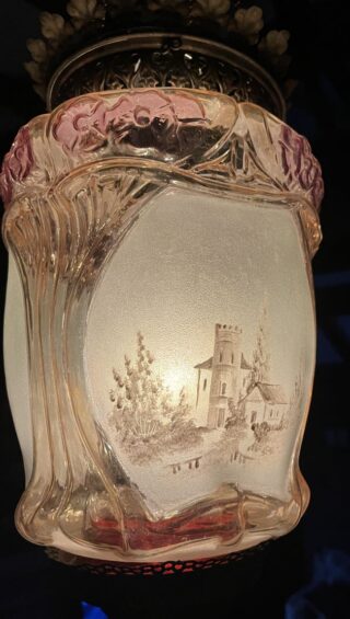 Victorian Hanging Hall Lamp - Image 6