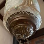 Victorian Hanging Hall Lamp - Image 7