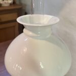 American Cape Cod Glass opal font and blue base - Image 4